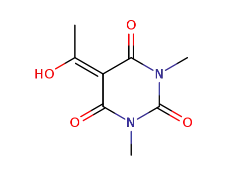 2,4,6(1H,3H,5H)-Pyrimidinetrione,
5-(1-hydroxyethylidene)-1,3-dimethyl-