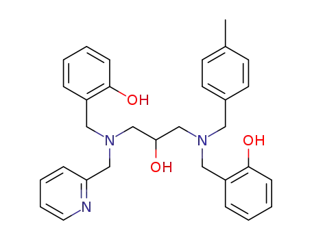 1-[N-(2-pyridylmethyl),N-(2-hydroxybenzyl)amino]-3-[N′-(2-hydroxybenzyl),N′-(4-methylbenzyl)amino]propan-2-ol