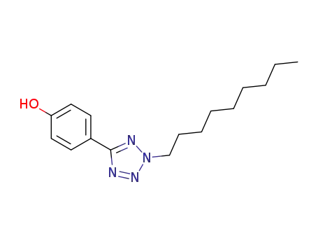 Molecular Structure of 376609-72-2 (Phenol, 4-(2-nonyl-2H-tetrazol-5-yl)-)