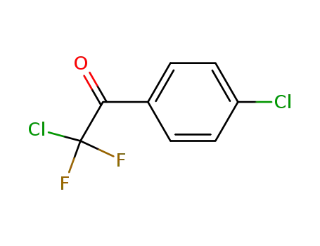 Molecular Structure of 774-29-8 (2-chloro-1-(4-chlorophenyl)-2,2-difluoroethanone)