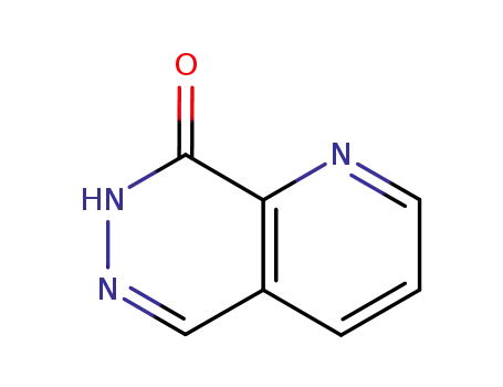 Molecular Structure of 15375-79-8 (Pyrido[2,3-d]pyridazin-8(7H)-one)