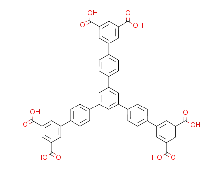 Molecular Structure of 1126896-14-7 (1,3,5-Tris(3,5′-carboxy[1,1′-biphenyl]-4-)