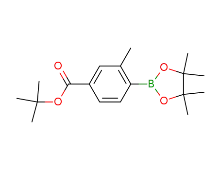 tert-butyl 3-methyl-4-(4,4,5,5-tetramethyl-1,3,2-dioxaborolan-2-yl)benzoate