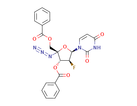 4'-Azido-3',5'-di-O-benzoyl-2'-deoxy-2'-fluoro-beta-D-arabinouridine