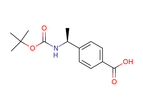 4-[(1S)-1-[[(tert-Butoxy)carbonyl]amino]ethyl]benzoic acid