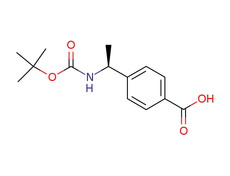 4-(1-((tert-Butoxycarbonyl)amino)ethyl)benzoic acid