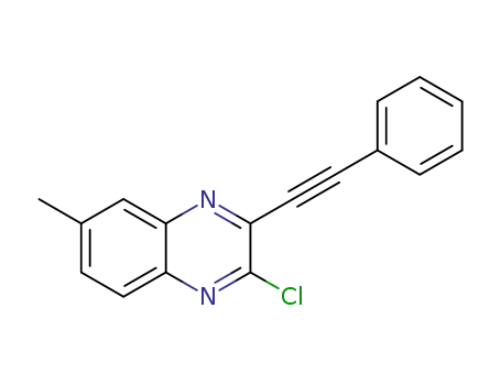 2-chloro-6-methyl-3-(phenylethynyl)quinoxaline