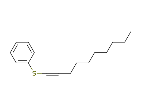 Benzene, (1-decynylthio)-