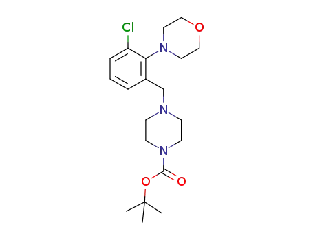 tert-butyl 4-(4-(pyrrolidin-1-yl)-2-(trifluoromethoxy)benzyl)piperazine-1-carboxylate