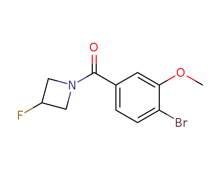 (4-bromo-3-methoxyphenyl)(3-fluoroazetidin-1-yl)methanone