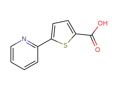 Molecular Structure of 119082-97-2 (5-(2-PYRIDYL)THIOPHENE-2-CARBOXYLIC ACID)