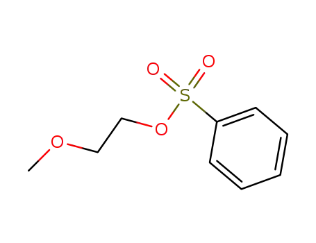 Molecular Structure of 17178-08-4 (2-METHOXYETHYL BENZENESULFONATE)