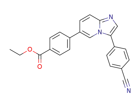 ethyl 4-(3-(4-cyanophenyl)imidazo[1,2-a]pyridin-6-yl)benzoate