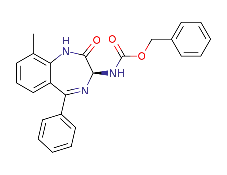 (S)-benzyl (9-methyl-2-oxo-5-phenyl-2,3-dihydro-1H-benzo[e] [1,4]diazepin-3-yl)carbamate