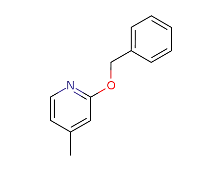 Molecular Structure of 102336-06-1 (2-phenylmethyloxy-4-methylpyridine)