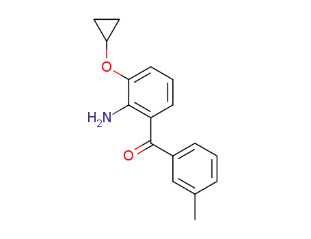 (2-amino-3-cyclopropoxyphenyl)(m-tolyl)methanone