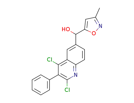(2,4-dichloro-3-phenylquinolin-6-yl)(3-methylisoxazol-5-yl)methanol