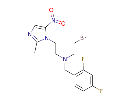2-bromo-N-(2,4-difluorobenzyl)-N-[2-(2-methyl-5-nitro-1H-imidazol-1-yl)ethyl]ethanamine
