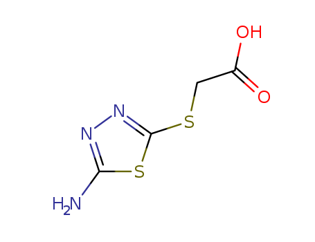 [(5-amino-1,3,4-thiadiazol-2-yl)thio]acetic acid(SALTDATA: FREE)