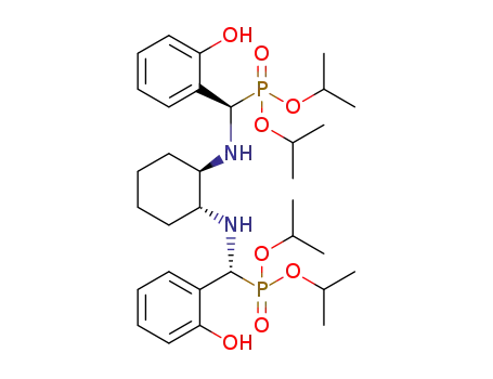tetraisopropyl (R,R)-1,2-cyclohexylenediamino-di-(R,R)-[(2-hydroxyphenyl)methylphosphonate]