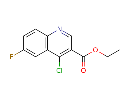 3-Quinolinecarboxylicacid, 4-chloro-6-fluoro-, ethyl ester