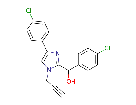 (4-chlorophenyl)[4-(4-chlorophenyl)-1-(prop-2-yn-1-yl)-1H-imidazol-2-yl]methanol