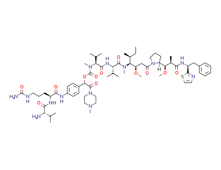 Molecular Structure of 1615234-89-3 (C<sub>66</sub>H<sub>103</sub>N<sub>13</sub>O<sub>12</sub>S)