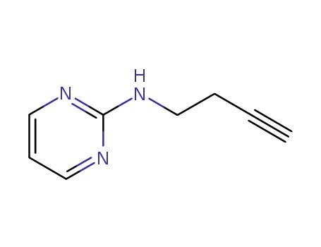 Molecular Structure of 111097-54-2 (2-Pyrimidinamine, N-3-butynyl- (9CI))