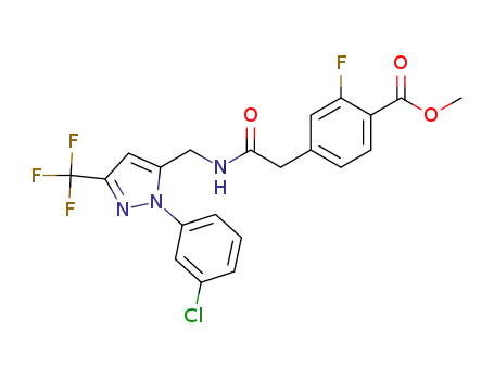 C<sub>21</sub>H<sub>16</sub>ClF<sub>4</sub>N<sub>3</sub>O<sub>3</sub>