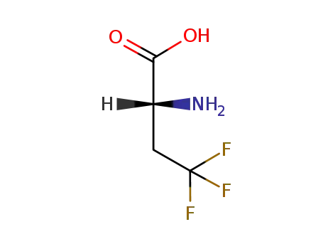 Molecular Structure of 120200-07-9 ((D)-2-amino-4,4,4-trifluorobutanoic acid)