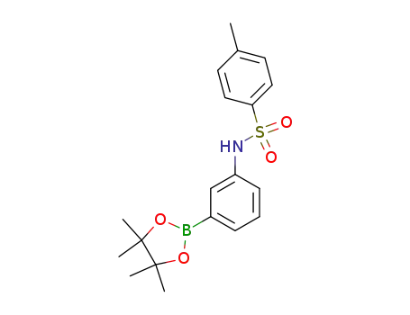Molecular Structure of 796061-08-0 (3-(TOLUENE-4-SULFONYLAMINO)PHENYLBORONIC ACID, PINACOL ESTER)