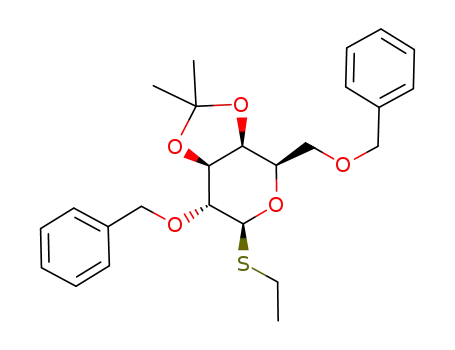 ethyl 2,6-di-O-benzyl-3,4-O-isopropylidene-1-thio-β-D-galactopyranoside