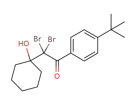 2,2-dibromo-1-(4-(tert-butyl)phenyl)-2-(1-hydroxycyclohexyl)ethanone