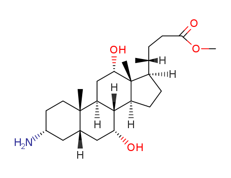3a-Amino-7a,12a-dihydroxycholan-24-oic acid methyl ester; Cholan-24-oic acid, 3-amino-7,12-dihydroxy-, methyl ester, (3a,5b,7a,12a)
