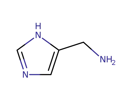 Molecular Structure of 13400-46-9 ((1H-IMIDAZOL-4-YL)METHANAMINE)
