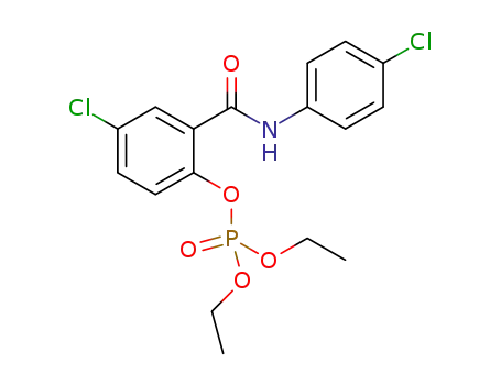 4-chloro-2-[(4-chlorophenyl)carbamoyl]phenyl diethyl phosphate