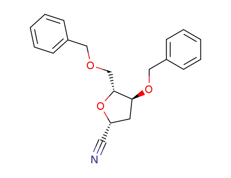 Molecular Structure of 170983-98-9 (β-4,5-dibenzoyl-2-cyano-D-deoxyribrate)