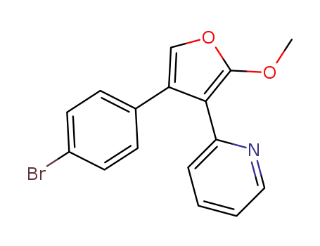 4-(4-bromophenyl)-2-methoxy-3-(2-pyridyl)furan
