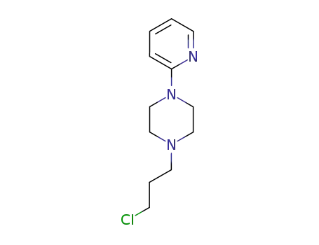 Molecular Structure of 51054-09-2 (Piperazine, 1-(3-chloropropyl)-4-(2-pyridinyl)-)