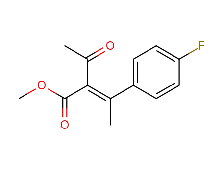 (E)-2-acetyl-3-(4-fluoro-phenyl)-but-2-enoic acid methyl ester