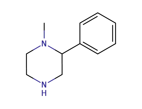 Molecular Structure of 5271-28-3 (1-Methy-2-phenylpiperazine)
