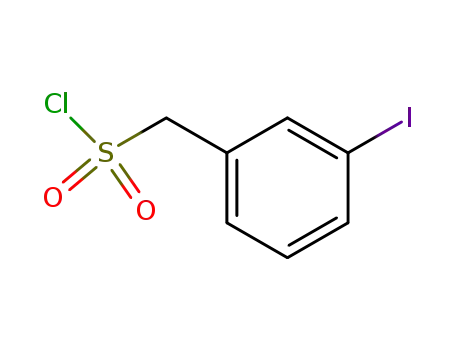 Molecular Structure of 352708-55-5 ((3-iodophenyl)methanesulfonyl chloride)