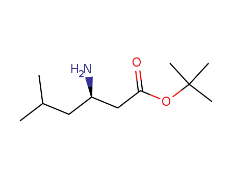 TERT-부틸(3R)-3-아미노-5-메틸헥사노에이트, 97