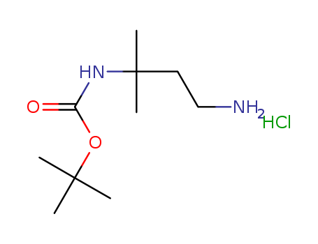 tert-Butyl (4-amino-2-methylbutan-2-yl)carbamate hydrochloride