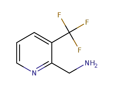 Molecular Structure of 886371-24-0 (C-(3-Trifluoromethyl-pyridin-2-yl)-methylamine)