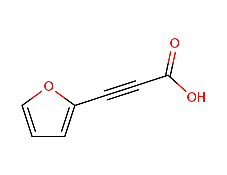 Molecular Structure of 4582-65-4 (2-Propynoic acid, 3-(2-furanyl)-)
