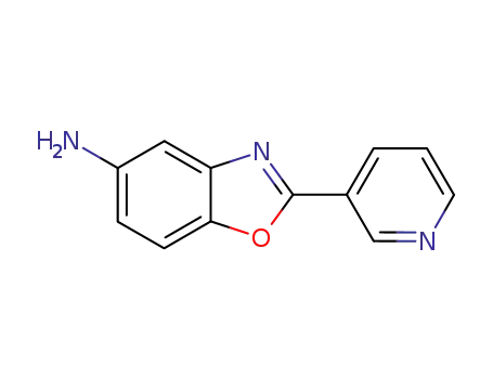 Molecular Structure of 61382-21-6 (2-pyridin-3-yl-1,3-benzoxazol-5-amine)