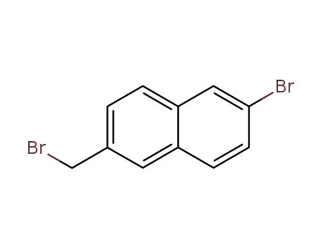 Molecular Structure of 305798-02-1 (2-Bromo-6-(Bromomethyl)naphthalene)