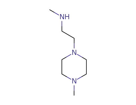 Molecular Structure of 98545-15-4 (1-Piperazineethanamine,N,4-dimethyl-(9CI))