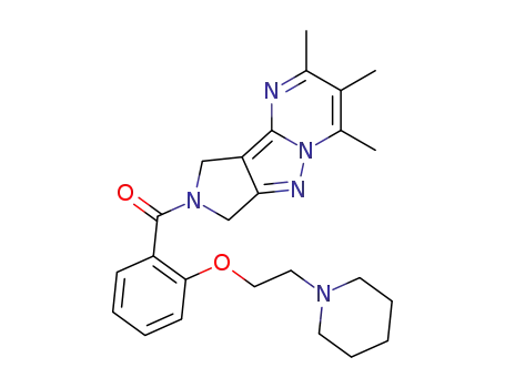 [2-(2-piperidin-1-yl-ethoxy)-phenyl]-(5,6,7-trimethyl-1H,3H-2,4,7a,8-tetraaza-cyclopenta[a]inden-2-yl)-methanone